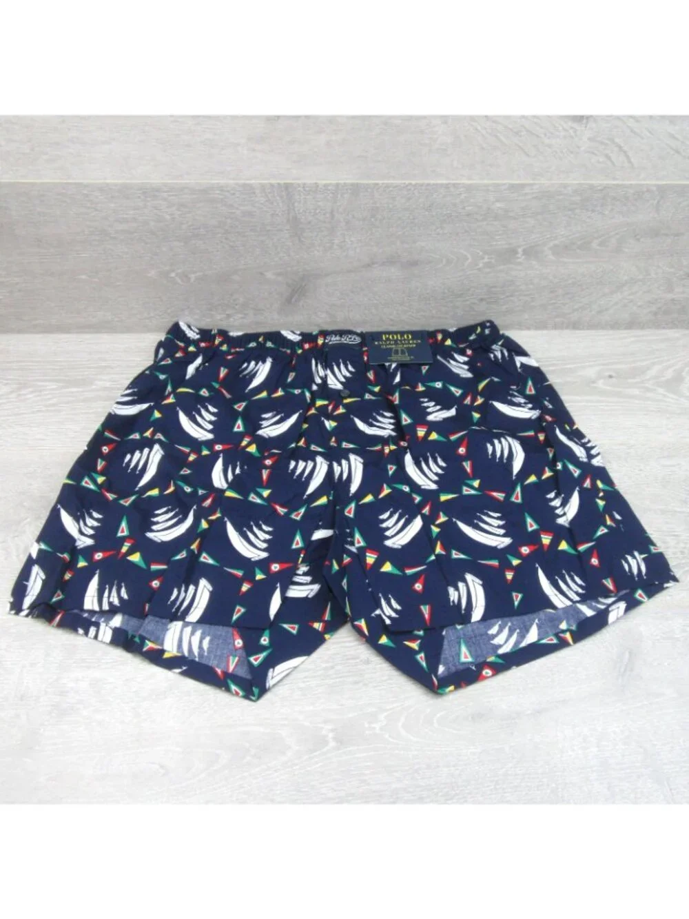 Polo Ralph Lauren Signature Windward Sail Print Boxer Shorts Mens Size Large NEW